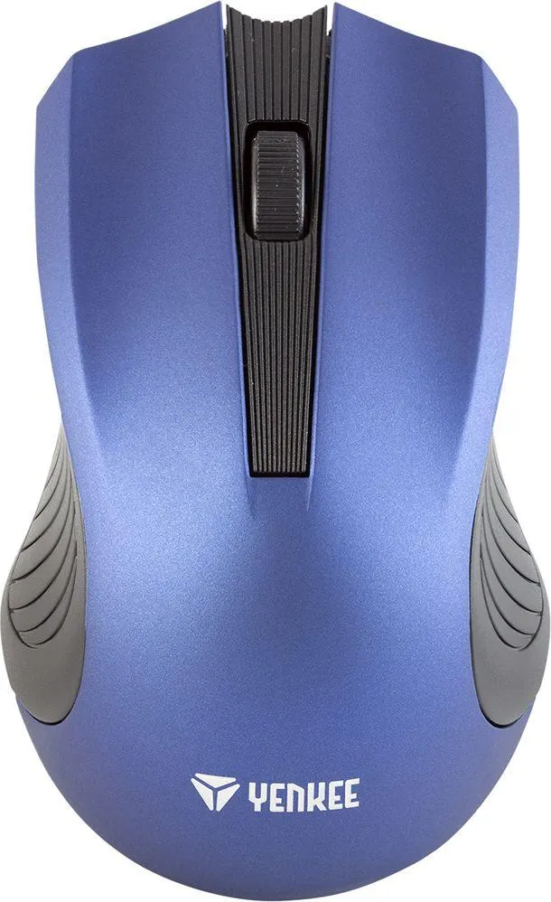 Maus Yenkee YMS, wireless, USB, i zi dhe i kaltërt - 1
