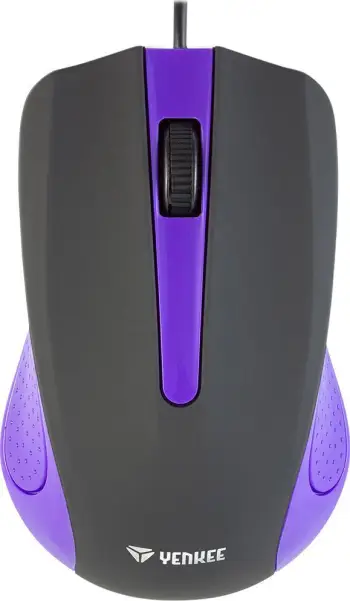Maus Yenkee YMS, me kabllo, USB, i zi dhe vjollcë