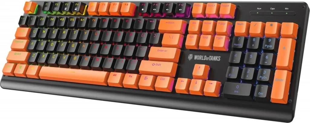 Tastierë Yenkee YKB WT300US - USB, e zezë/e portokalltë - 1
