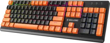 Tastierë Yenkee YKB WT300US - USB, e zezë/e portokalltë