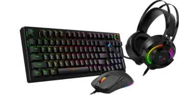 Yenkee YGS 03 Premium ECLIPSE, Gaming set 3ne1 Tastierë maus dhe kufje