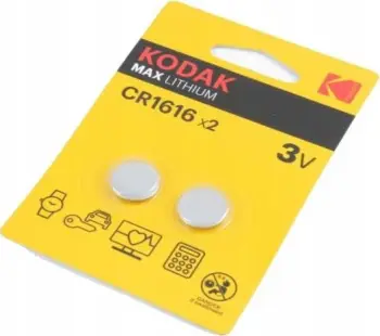 Set i baterive Kodak Max CR1616, 3V