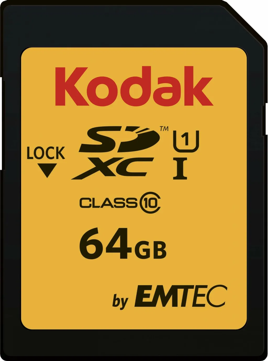 SDXC kartelë memorie Kodak 64GB Class 10 UHS-I e zezë - 1