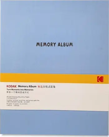 Album fotografish Kodak Self-Adhesive, 40 faqe, 23.5x27 cm, blu