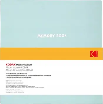 Album fotografish Kodak Self-Adhesive, 40 faqe, 23x27 cm, blu e çelët