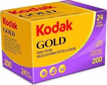 Film fotografik Kodak Gold 200, 35mm, 24 poza, ISO 200, me ngjyra