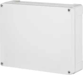 Kuti elektrike sipërfaqësore Elektro-Plast Industrial 2724-00, 313x253x165mm, IP65, gri