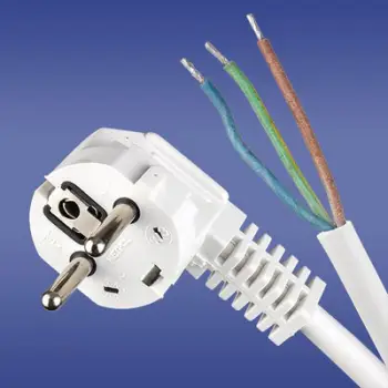 Kabllo lidhëse Elektro-Plast, 5 m, e bardhë