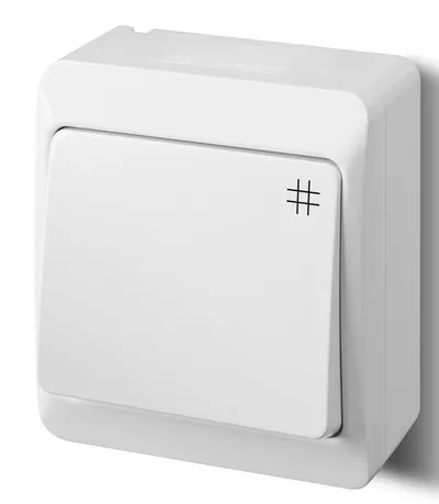 Ndërprerës Elektro-Plast, i bardhë - 1