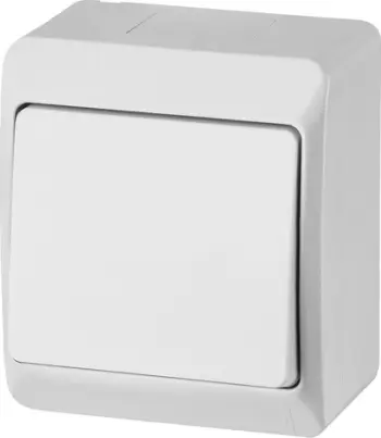 Prizë Elektro-Plast ŁNT Hermes (0331-02), me një pol, me dy drejtime, e bardhë