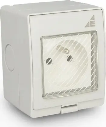 Prizë sipërfaqësore Elektro-Plast AQUA55 55.19, IP55, 16A, gri
