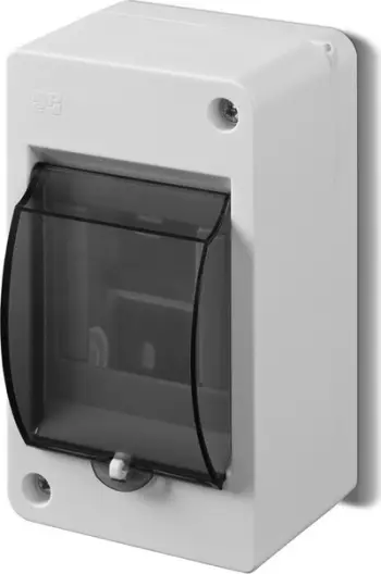 Kuti shpërndarëse Elektro-Plast Mini S-3, 3 module, IP30, kapak i tymosur