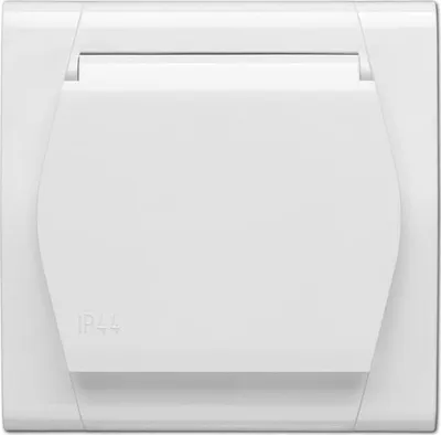 Prizë murale Elektro-Plast FESTA 0873-00, 2P+E, IP44, e bardhë - 1