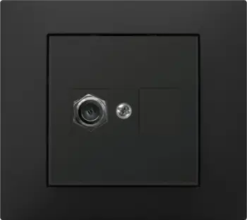 Prizë antene TV Elektro-Plast Vestra 3886-19, e fshehtë, IP20, e zezë