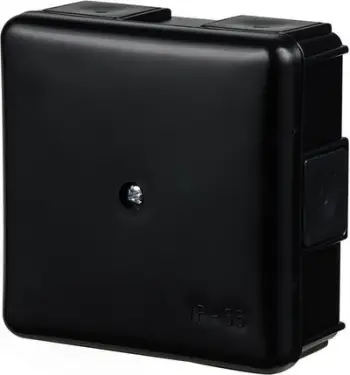 Kuti montuese Elektro-Plast EP-LUX IP55 (0226-02), 5x2.5mm, e zezë