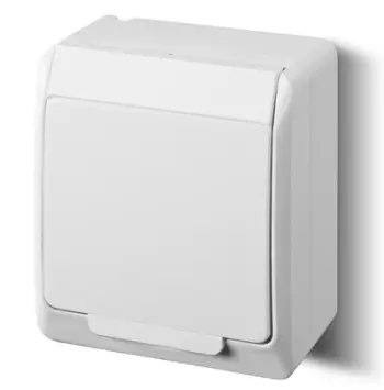 Fole Elektro-Plast GNT Hermes 2P + Z (0321-02), e bardhë