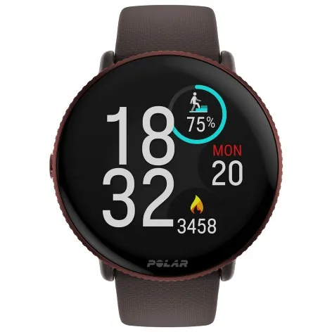 Orë e mençur Polar Ignite 3 – Titanium with Leather and Silicone Bands - 1