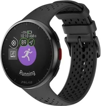 Ora sportive Polar Pacer Pro, GPS, ekran 1.2", e zezë - 2