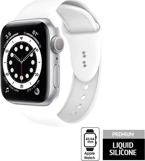 Rrip Crong Liquid për Apple Watch, 42/44mm, i bardhë - 1
