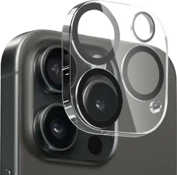 Xham mbrojtës kamere ESR për iPhone 16 Pro 16 Pro Max, 9H, transparent