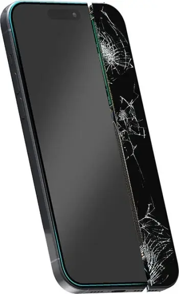 Folie mbrojtëse Crong 7D Nano Flexible Glass, xham hibrid 9H, për iPhone 14 Pro, transparente