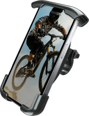 Mbajtëse telefoni për biçikletë Crong Bikeclip Enduro, universale, e zezë