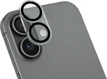 Mbrojtës kamere Crong Lens Protection për iPhone 17, xham 9H, transparent
