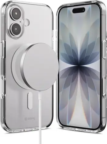 Mbrojtëse telefoni Crong Clear MAG Cover për iPhone 17, MagSafe, transparente