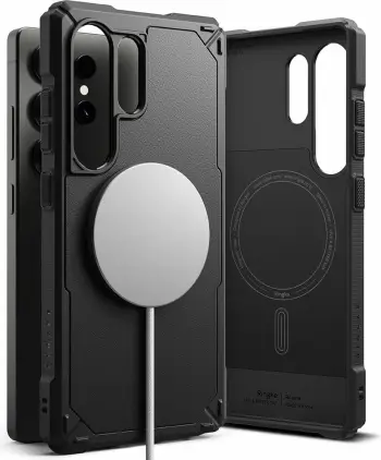 Mbështjellës Ringke Rugged Gear për Samsung Galaxy S25 Ultra, zi
