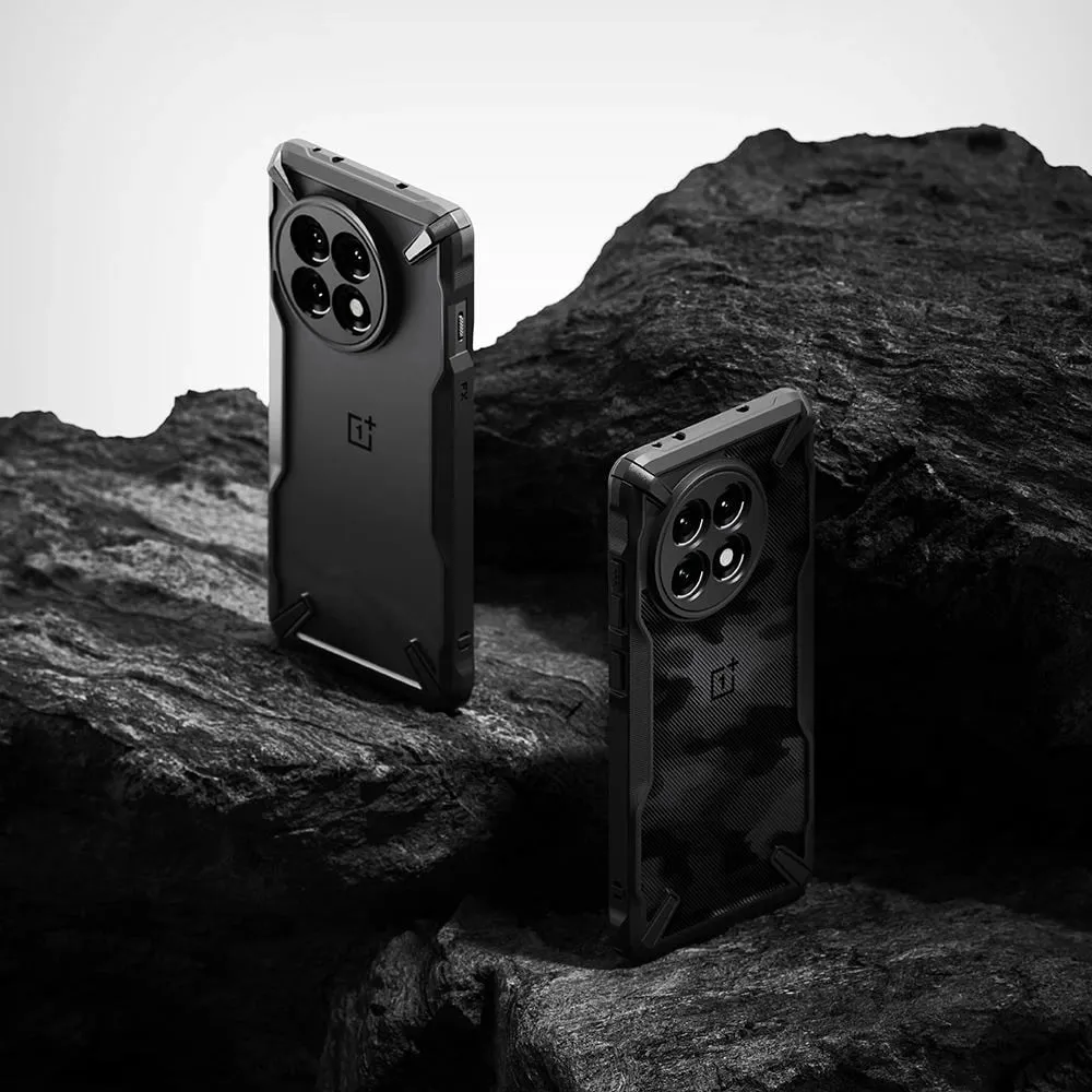 Mbështjellës Ringke Fusion X për OnePlus 13R, Black-Camo - 4