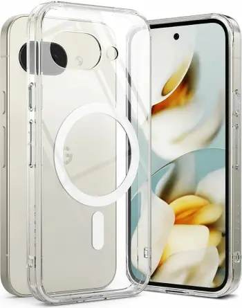 Mbështjellës Ringke Fusion Magnetic MagSafe për Google Pixel 9A, Transparent