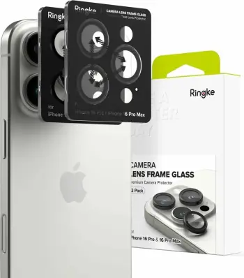 Mbrojtëse lente telefoni Ringke, alumini dhe xham, transparente