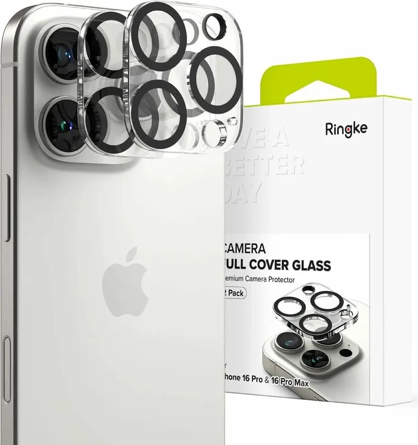 Mbrojtës xhami për kamerë Ringke për iPhone 16 Pro / 16 Pro Max, 2 copë - 1