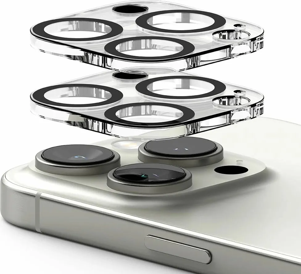 Mbrojtës xhami për kamerë Ringke për iPhone 16 Pro / 16 Pro Max, 2 copë - 3