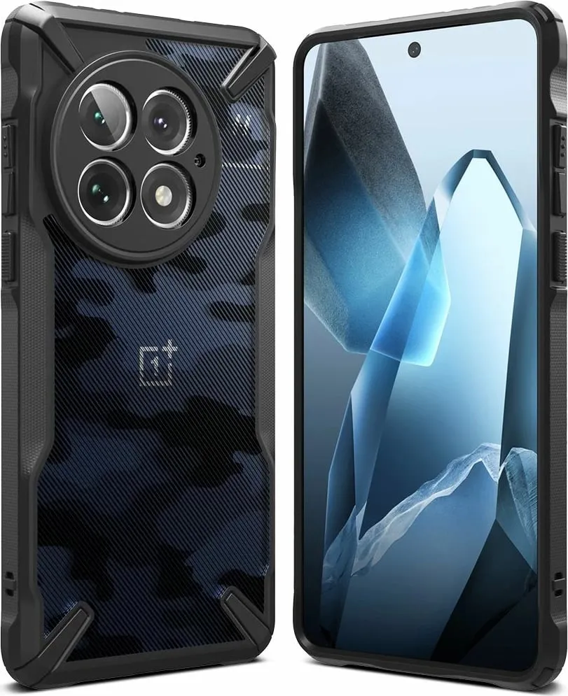 Mbështjellës Ringke Fusion X për OnePlus 13, Black Camo - 2