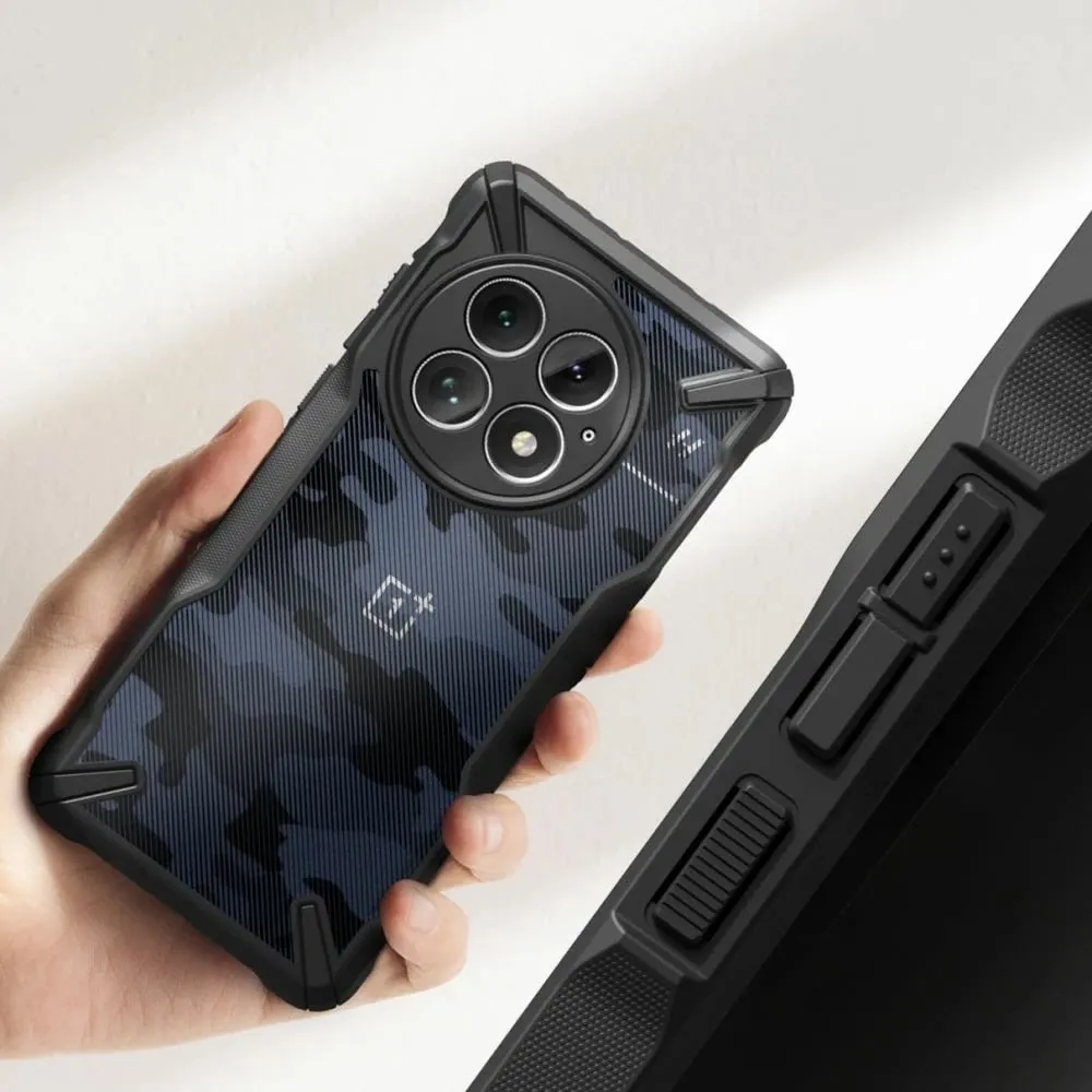 Mbështjellës Ringke Fusion X për OnePlus 13, Black Camo - 5