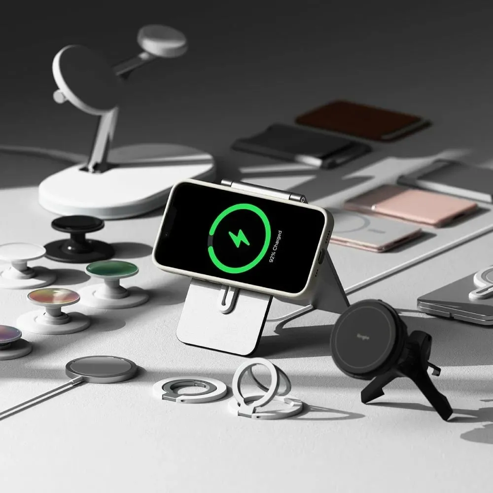 Mbështjellës Ringke Silicone MagSafe për iPhone 16e, Bezhe - 6