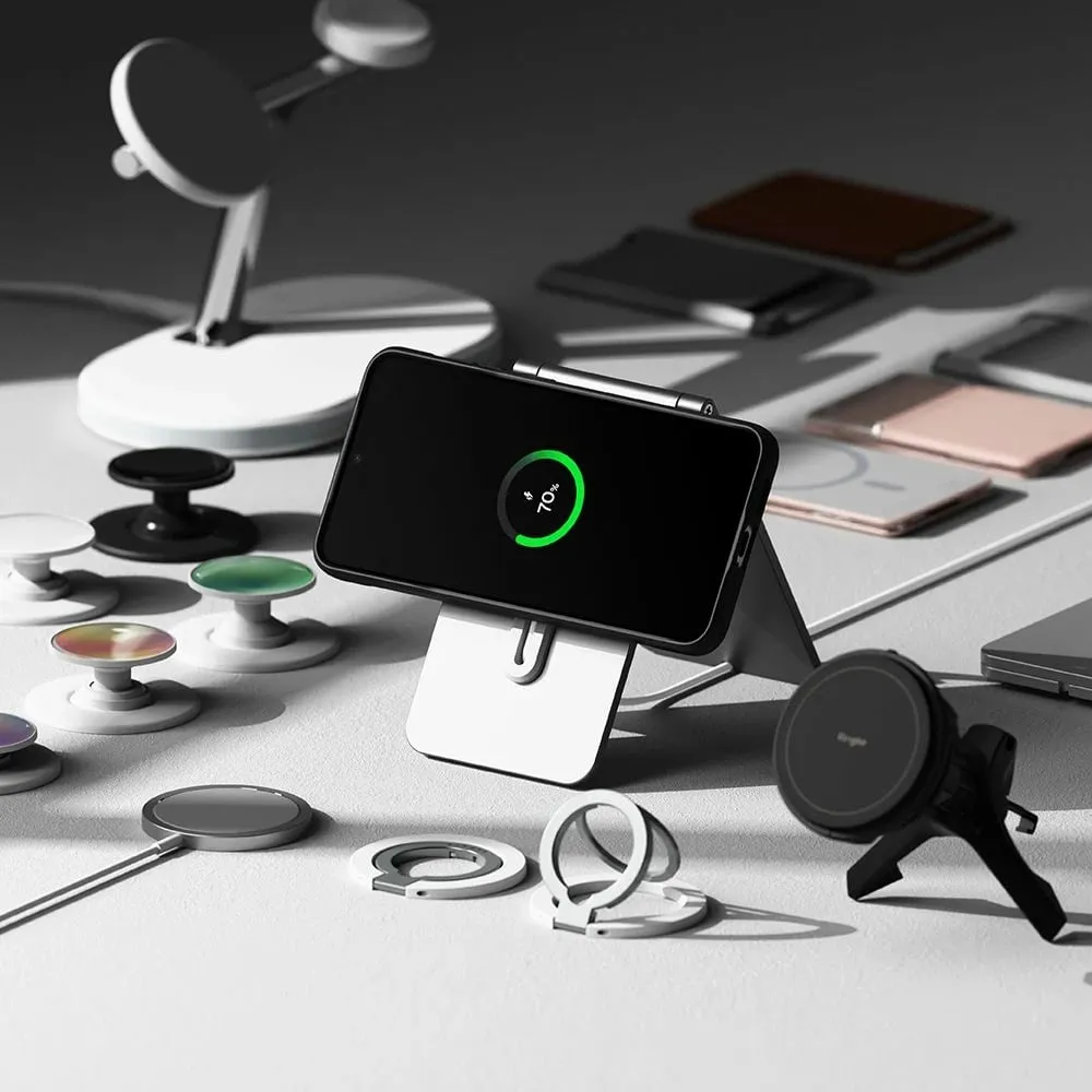 Mbështjellës Ringke Onyx MagSafe për Samsung Galaxy S25, i zi - 8