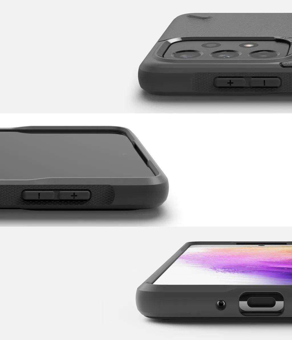 Mbështjellës Ringke Onyx për Samsung Galaxy A73, TPU, Gri - 4