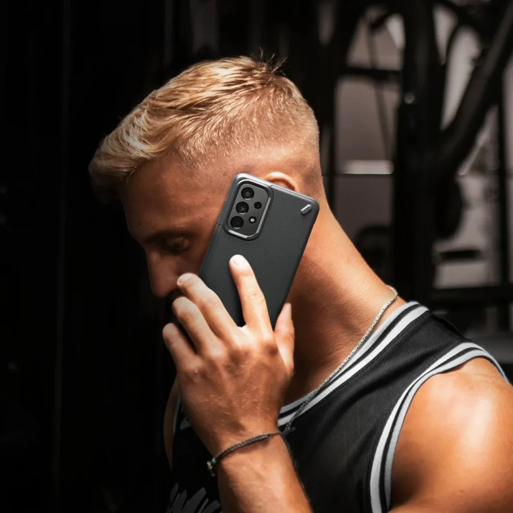 Mbështjellës Ringke Onyx për Samsung Galaxy A73, TPU, Gri - 9