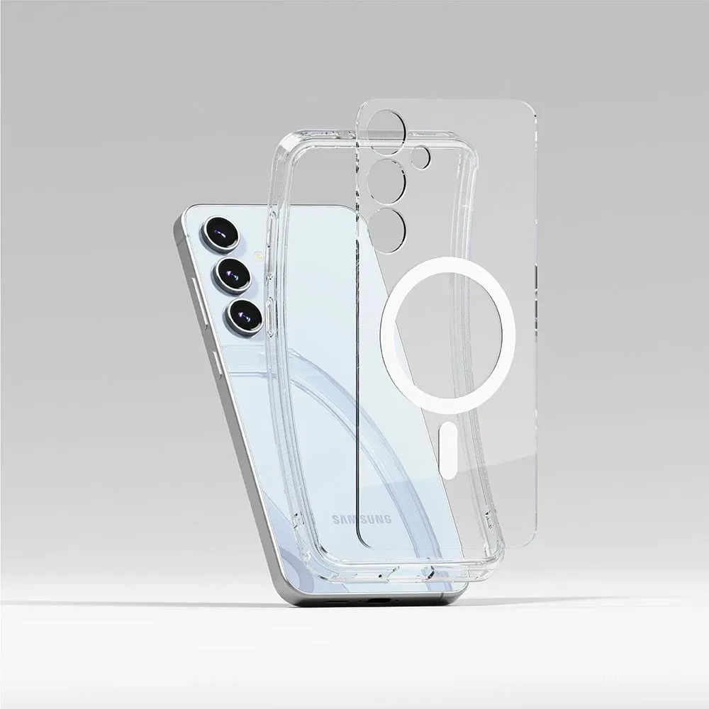Mbështjellës Ringke Fusion MagSafe për Samsung Galaxy S24 FE, Transparent - 5
