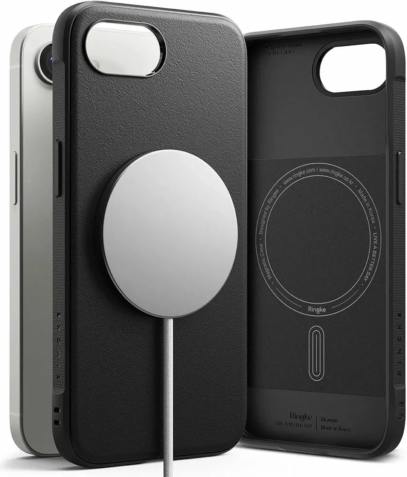 Mbështjellës Ringke Onyx për iPhone 16e, i zi - 1