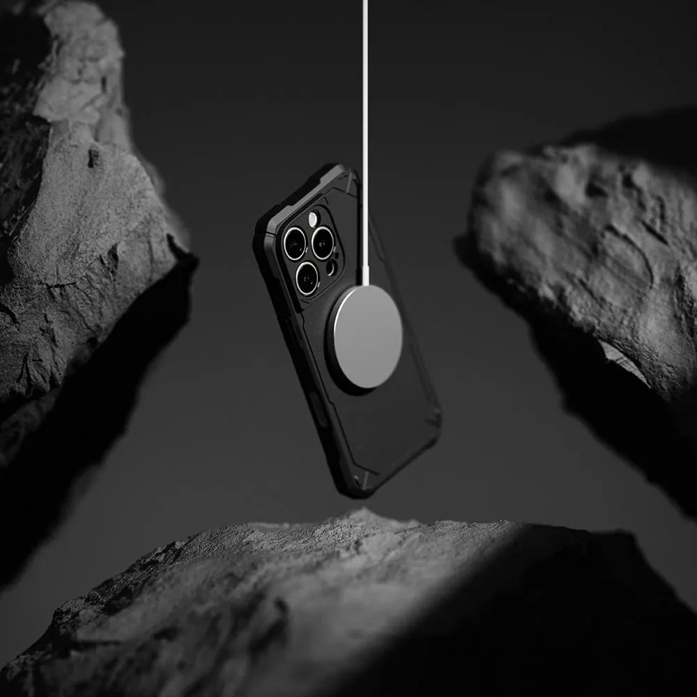 Mbështjellës Ringke Rugged Gear MagSafe për iPhone 16 Pro Max, i zi - 6