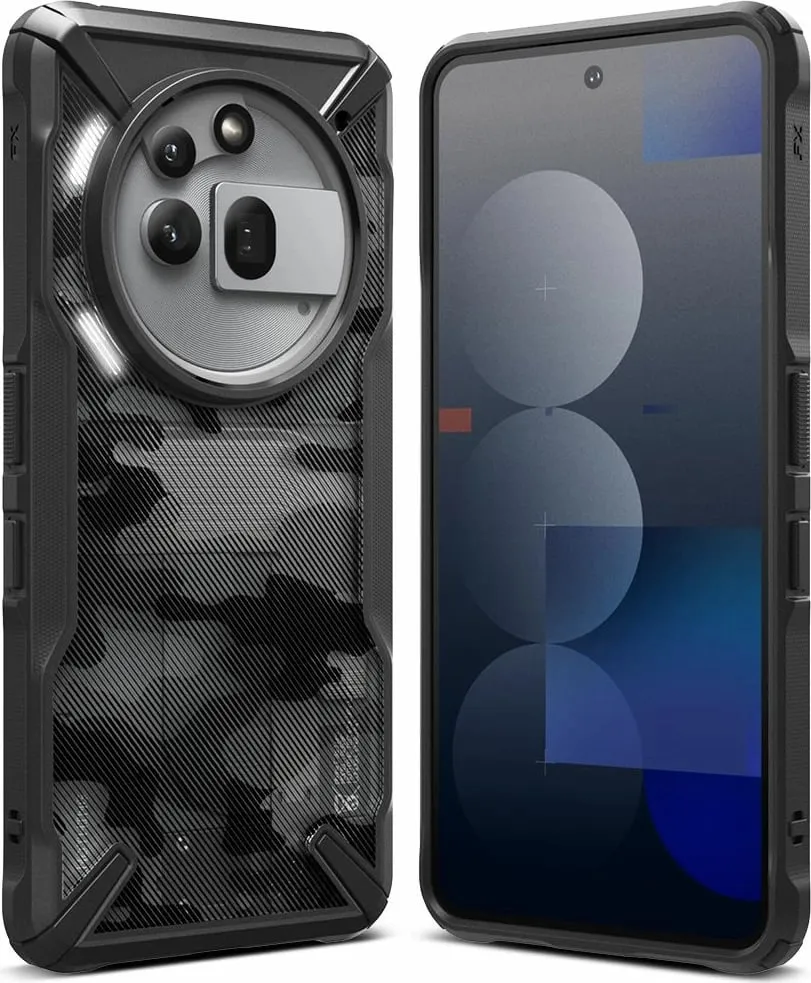 Mbështjellës Ringke Fusion X për Nothing Phone 3A Pro, Clear Grey - 2