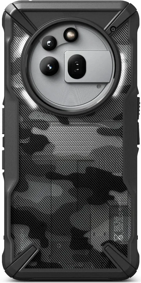 Mbështjellës Ringke Fusion X për Nothing Phone 3A Pro, Clear Grey - 3