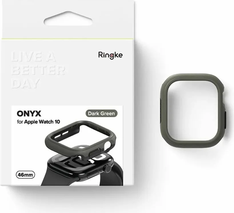 Mbështjellës Ringke Onyx për Apple Watch 10, 46mm, Gjelbër - 7