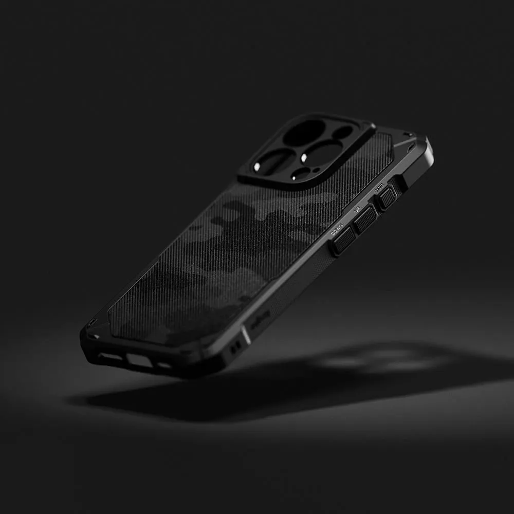 Mbështjellës Ringke Rugged Gear MagSafe për iPhone 16 Pro, i zi - 4