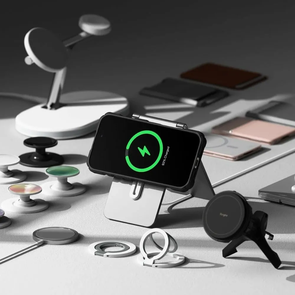 Mbështjellës Ringke Rugged Gear MagSafe për iPhone 16 Pro, i zi - 7