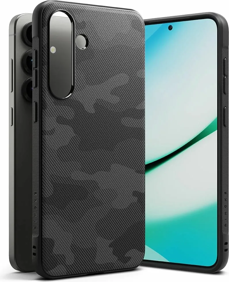 Mbështjellës Ringke Onyx për Samsung Galaxy S25, Black Camo - 1