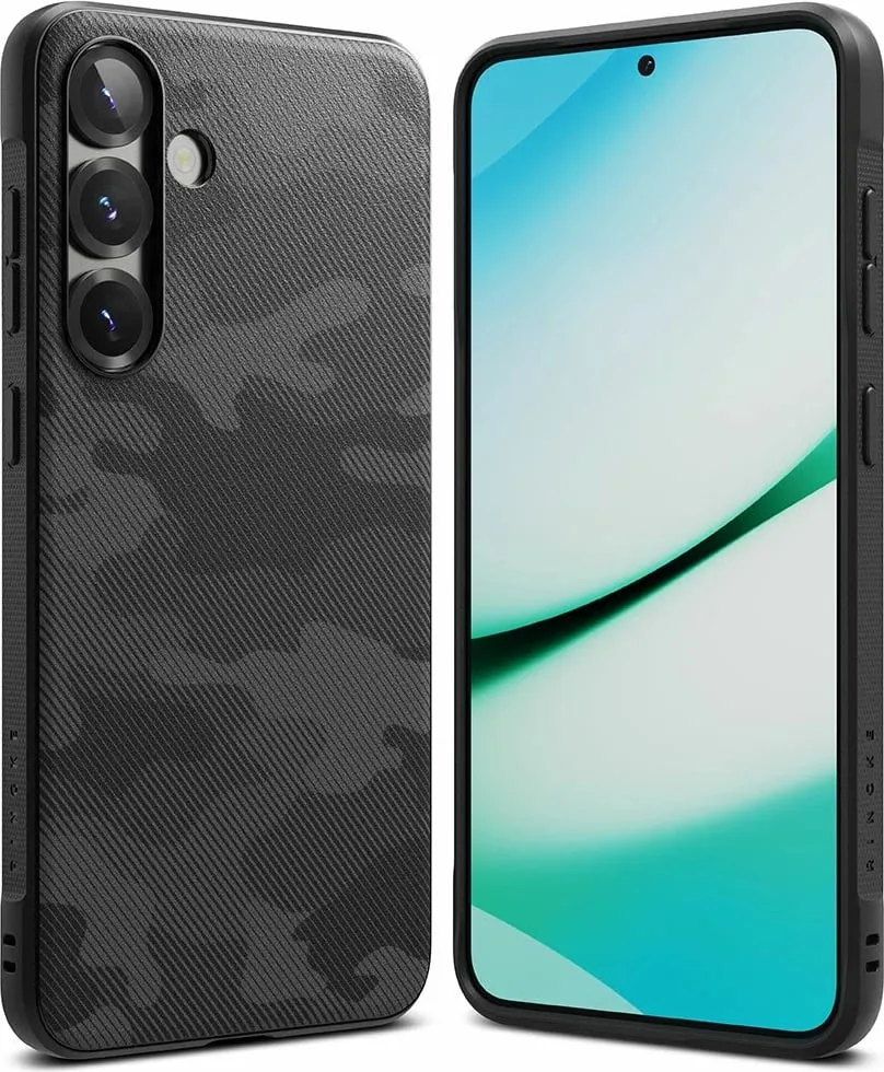 Mbështjellës Ringke Onyx për Samsung Galaxy S25, Black Camo - 2